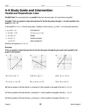 44 Study Guide and Intervention