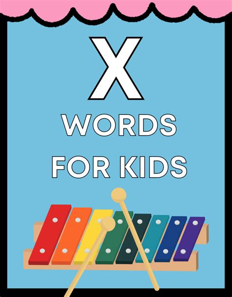 44 Letter X Words For Kids Everythingmom X Words For Kindergarten - X Words For Kindergarten