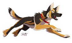 440 Skailla ideas anime wolf, dog animation, art - Pinterest