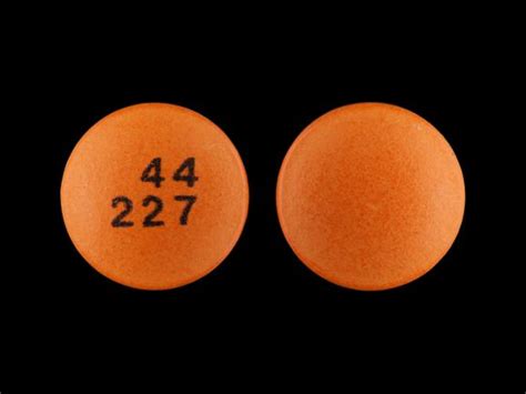 44227 orange pill. side effects. Cough, fever, or stomach upset may occur. If any of these effects last or get worse, tell your doctor or pharmacist promptly.If your doctor has … 