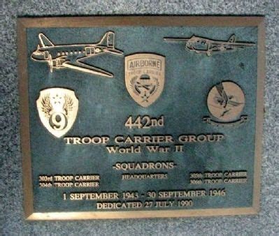 442nd Troop Carrier Wing, a War Memorial - hmdb.org