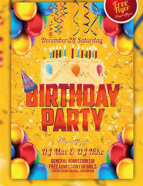 45+ Free Birthday Invite Templates in PSD! Free PSD Templates