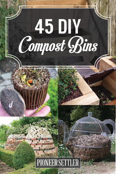 45 DIY Compost Bins To Make For Your Homestead - raincitystudios.com