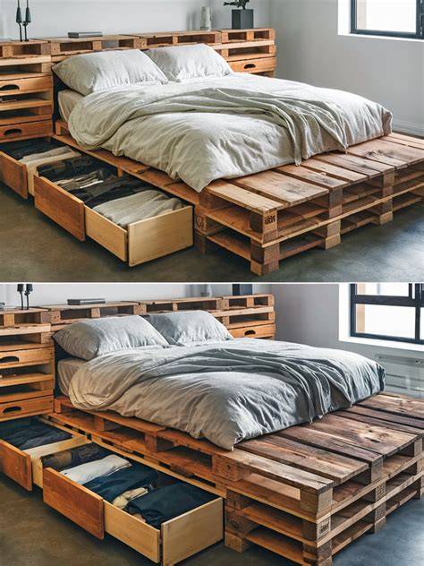 45 Impressive DIY Pallet Bed Ideas - Architectural … - raincitystudios.com