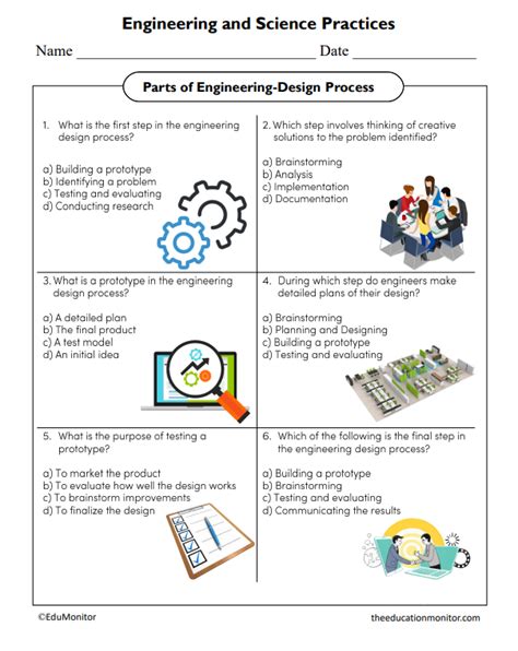 45 Introducing the Engineering Design Process worksheet Engineering