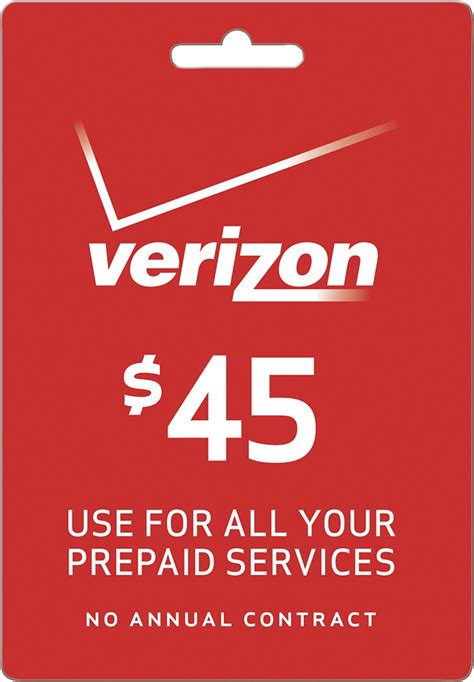 45 Verizon Prepaid Card