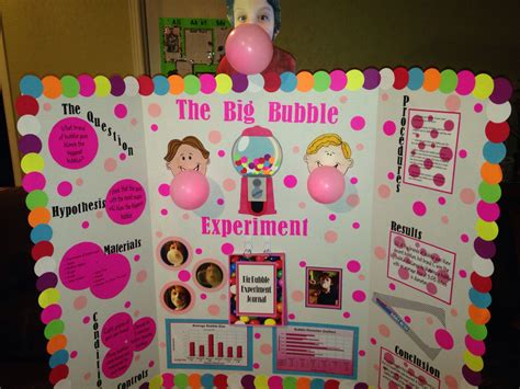 45 Ideas Science Fair Projects Bubble Gum Student Bubble Gum Science Experiment - Bubble Gum Science Experiment