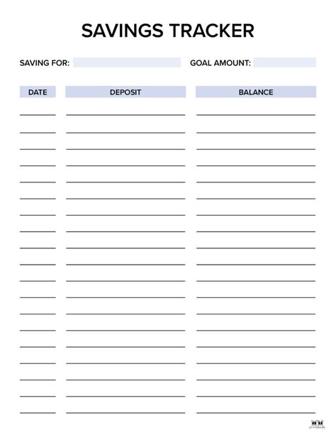 45 Savings Goal Trackers Spreadsheets Excelshe Savings Account Worksheet - Savings Account Worksheet