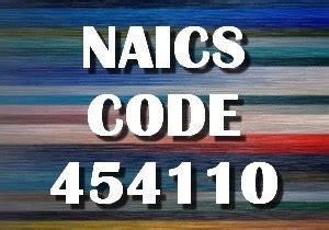 454110 naics. NAICS Code 454110 Full Code Description What is NAICS Code 454110? 454110 - Electronic Shopping and Mail-Order Houses This industry comprises establishments primarily engaged in retailing all types of merchandise using nonstore means, such as catalogs, toll free telephone numbers, or electronic media, such as interactive television or the ... 