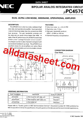 4570 Datasheet, PDF - Alldatasheet