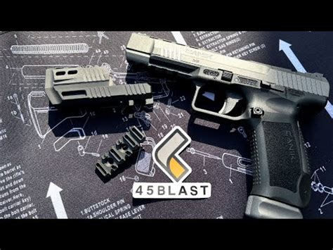 45Blast Compensator for the Canik TP9SFX - YouTube