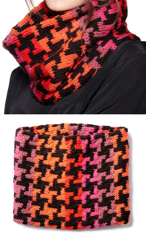 46+ Houndstooth Knitting Pattern Images Knit Sweater Patterns
