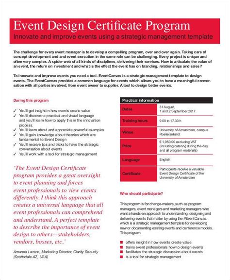 46+ Sample Event Program Templates PSD, AI