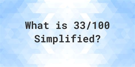 46 100 simplified. The simplest form of 46 / 200 is 23 / 100. Steps to simplifying fractions. Find the GCD (or HCF) of numerator and denominator GCD of 46 and 200 is 2; Divide both the numerator and denominator by the GCD 46 ÷ 2 / 200 ÷ 2; Reduced fraction: 23 / 100 Therefore, 46/200 simplified to lowest terms is 23/100. MathStep (Works offline) 