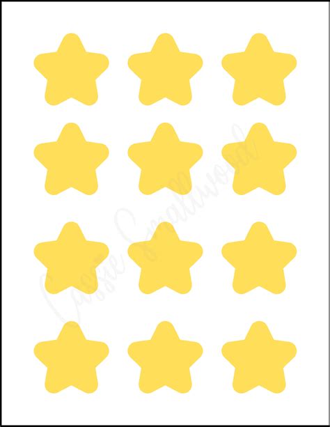 46 Printable Star Templates Tons Of Different Sizes Moon And Stars Printable Templates - Moon And Stars Printable Templates
