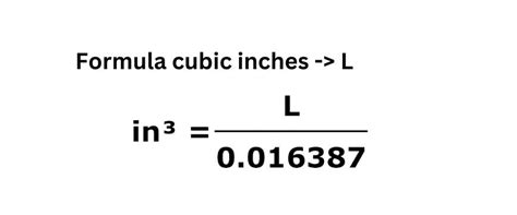 258 cubic inches is equal to about 4.23 liters. In Scientific Notation. 258 cubic inches. = 2.58 x 10 2 cubic inches. ≈ 4.22786 x 10 0 liters..