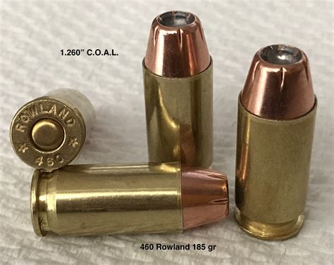 460 rowland. Mar 18, 2020 ... no, sorry. just 460 rowland as it uses the same actual bullets as 45 acp. they ream the chamber in the factory threaded barrel for the slightly ... 