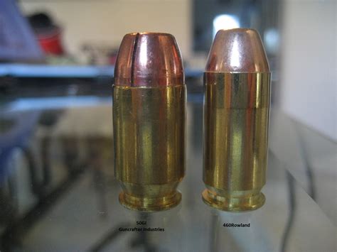 Originally Posted by Eremicus Sure, guys. You say the 460 Rowland operates at the same pressures that the 10mm does ? It gets .44 Magnum ballistics at that level ? The .44 Magnum operates at almost the same pressure levels as the 10mm. Try comparing the case dimensions. Try compar.... 