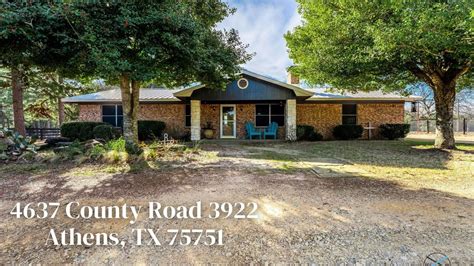 4637 Co Rd 3922, Athens, TX 75751 - MLS 20295932 - Coldwell Banker