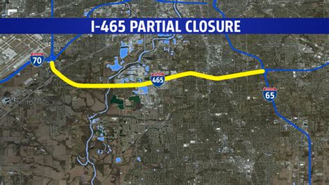 I-465 ramp closures. Eight ramps will be closed due to the project, in