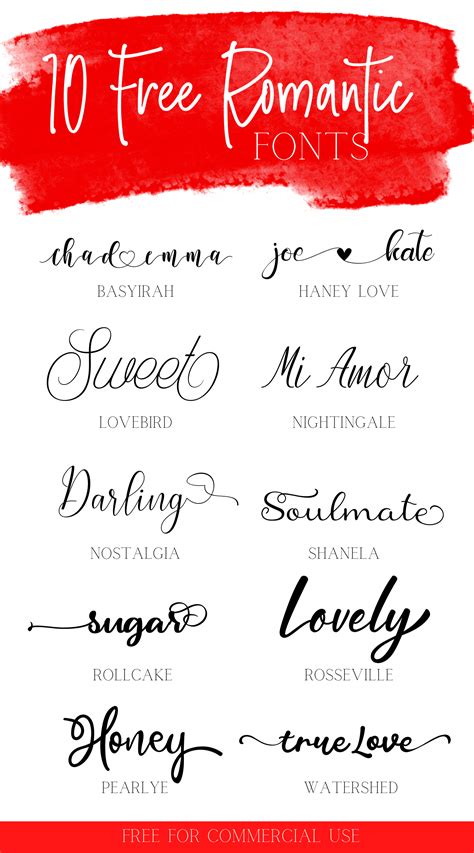 47 Best Free Romantic Fonts - muktibox.com