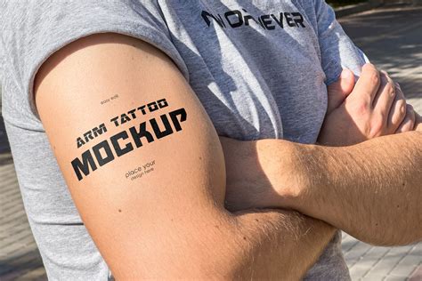 47 Best Arm Tattoo Mockup