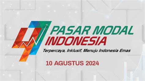 47 Tahun Pasar Modal Indonesia, Ini Sejarah - wintechmobiles.com