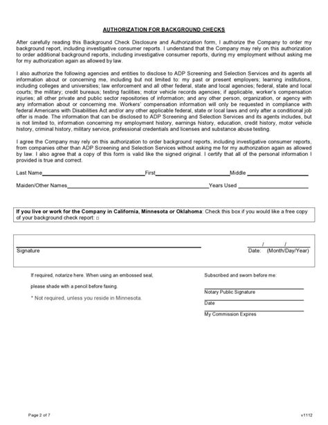 47 formularios gratuitos de autorización de verificación de