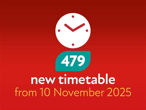 479 Bus Timetable