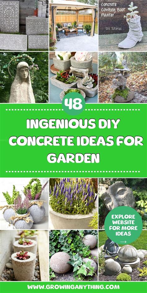 48 Awesome DIY Concrete Ideas for Garden to Create - muktibox.com