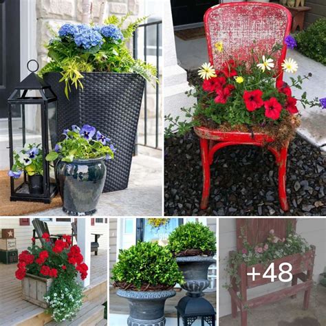 48 Charming Porch Planter Ideas To Boost Your Curb …