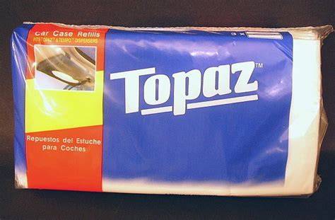 48 Packs Topaz Tissues Refill Pack Tissue Refills for Tempo Sun Visor ... - raincitystudios.com