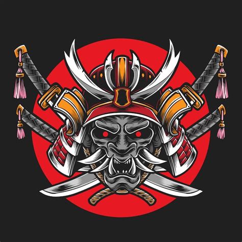 48 Samurai Helmet Vector Premium High Res Photos