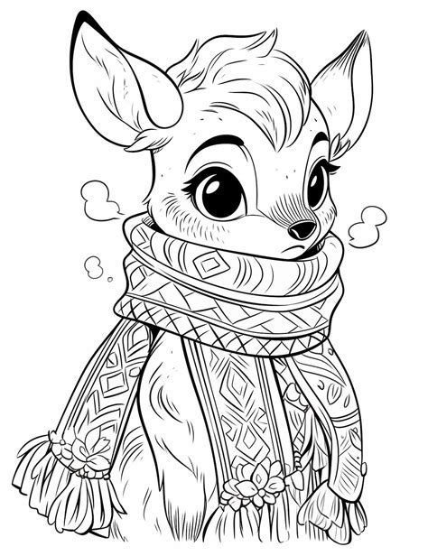 48 Enchanting Deer Coloring Pages For Kids And Deer Antlers Coloring Page - Deer Antlers Coloring Page