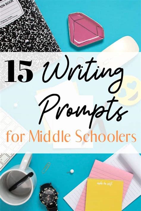 48 Writing Prompts For Middle School Kids Daily Writing Templates For Middle School - Writing Templates For Middle School