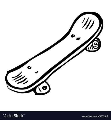 480+ Black And White Skateboard Illustrations, Royalty …