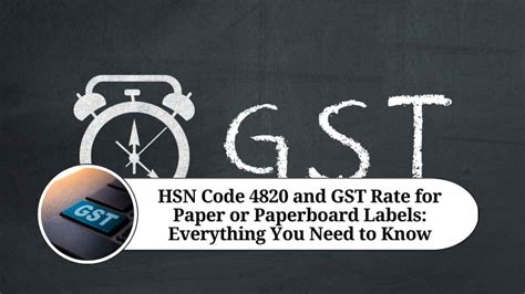 4820 Hsn Code