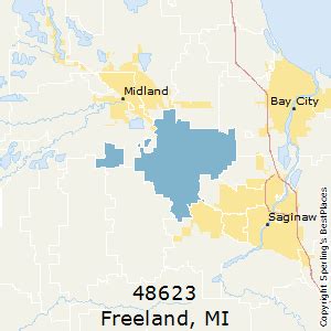 48623, Freeland, MI Zip Code Map - MapQuest