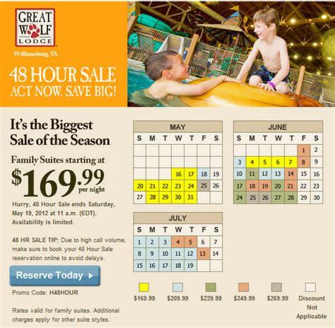 48HR Flash Sale for Great Wolf Lodge! Up to 50% Off