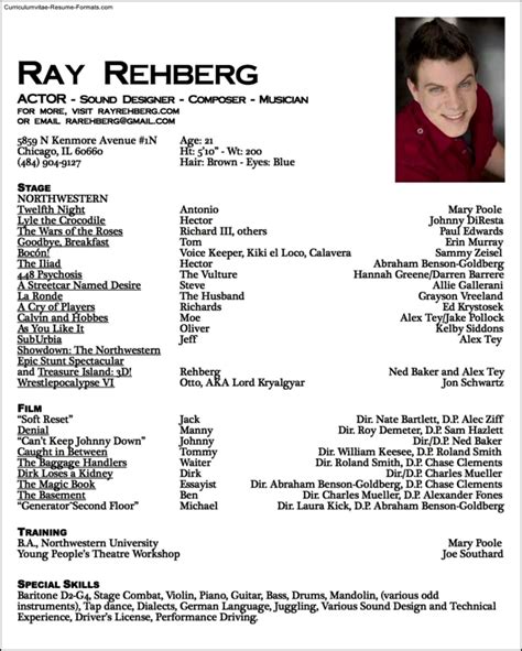 49+ Voice over resume sample For Your Learning Needs