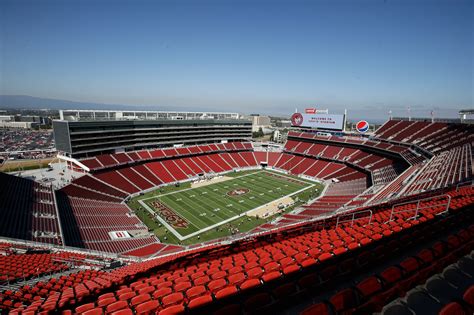 49er stadium. Jan 27, 2024 · In addition to serving as the 49ers' stadium, Levi's Stadium has hosted more than 100 major events, including the Redbox Bowl, the Pac-12 Championship and the College Football Playoff. Here's a ... 