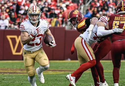 49ers’ McCaffrey will miss Rams game, expected to be back for playoffs