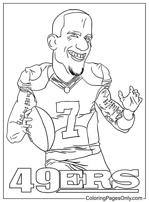 49ers Colouring Pages