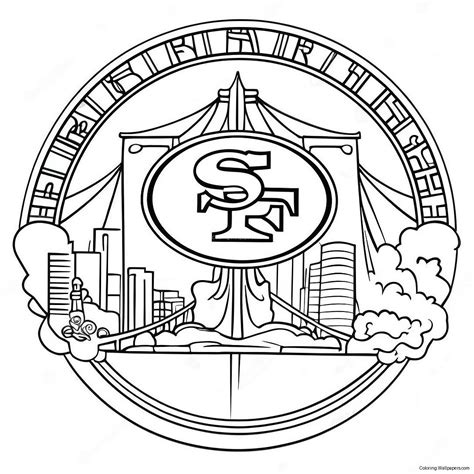49ers Logo Coloring Page
