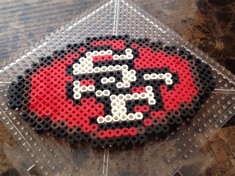 49ers Perler Bead Pattern