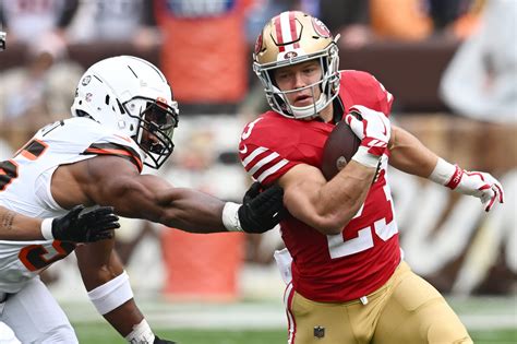 49ers-Browns: Samuel, McCaffrey out with injuries
