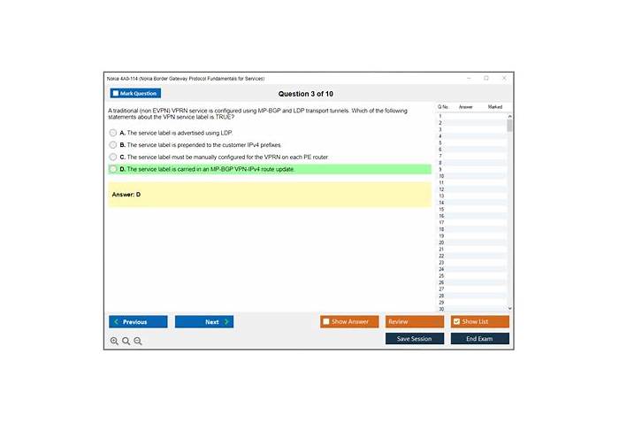 4A0-114 Exam Fragen