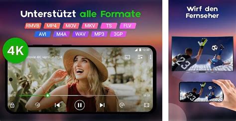 4K-Videoplayer-App für Android