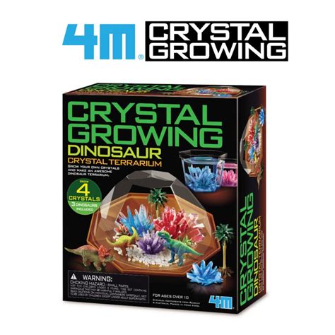 4M Crystal Growing - Dinosaur Crystal Terrarium - Kiddie Oasis