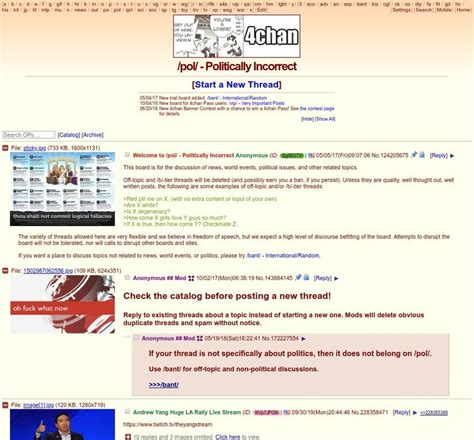 4chan Org Soc Catalog